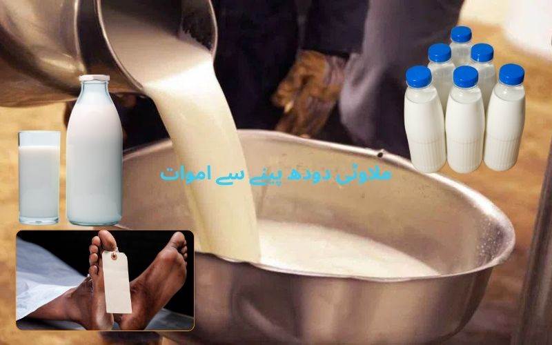 ملاوٹ شدہ دودھ پینےسے 4افراد کی موت دس سے زائد بیمار